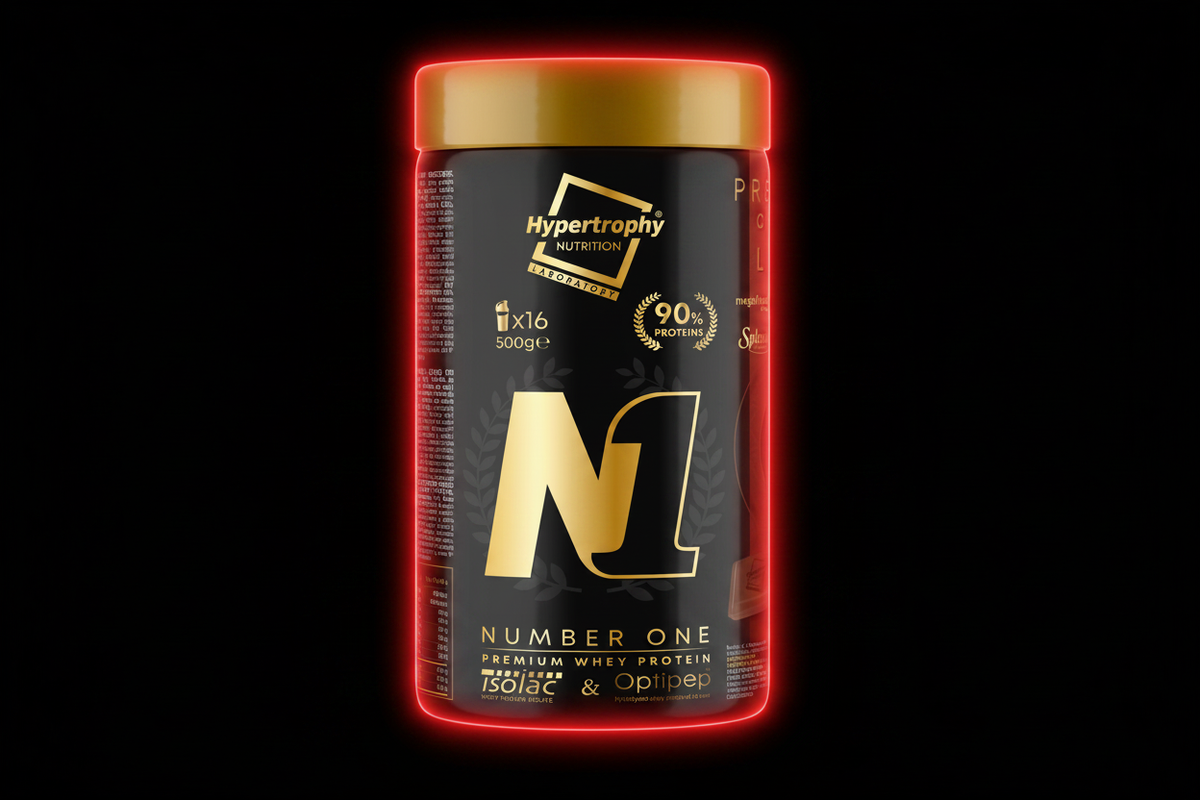 NUMBER ONE 500GR - Fondo negro neones rojos
