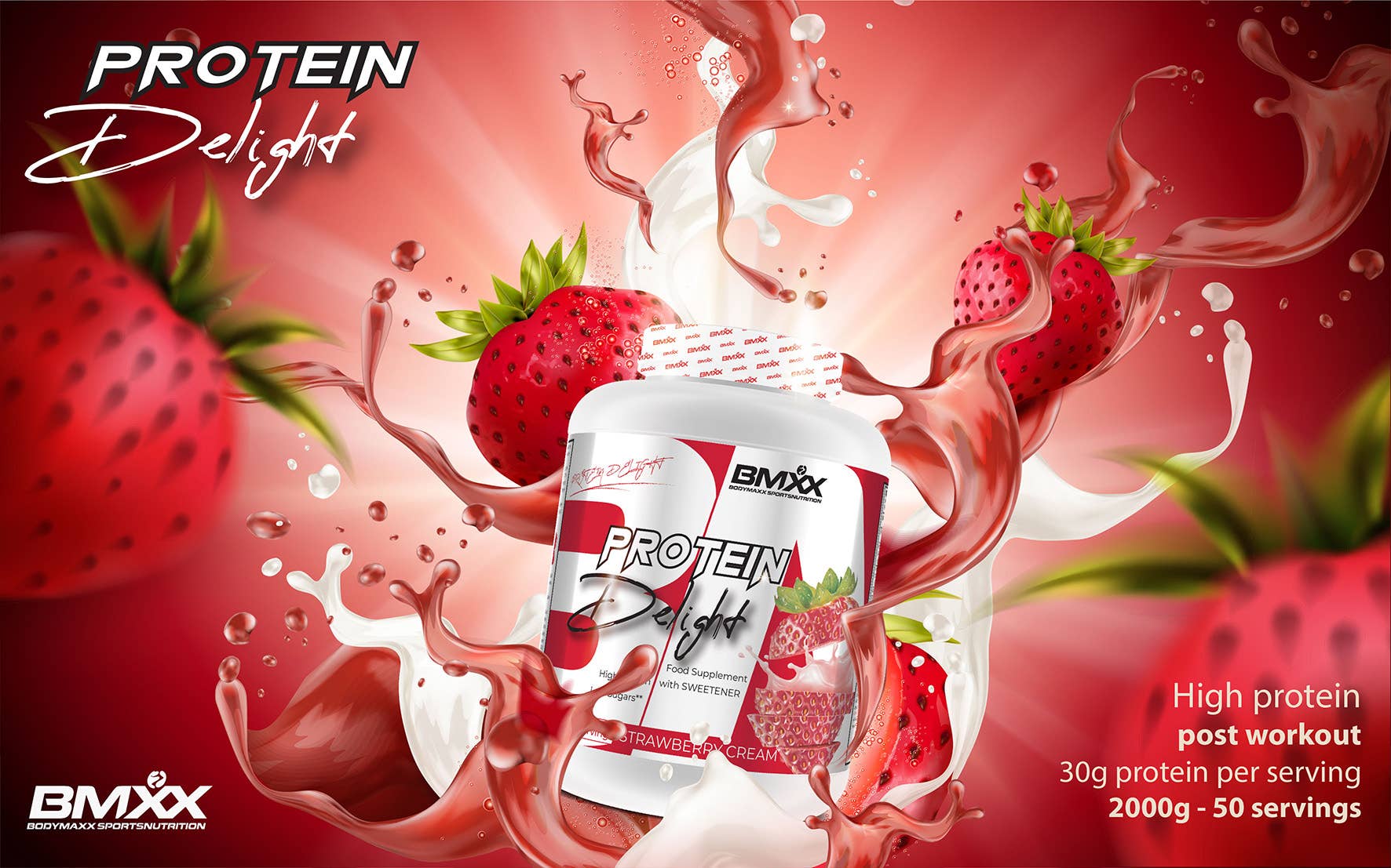PROTEIN DELIGHT WPC80 - 2000 g