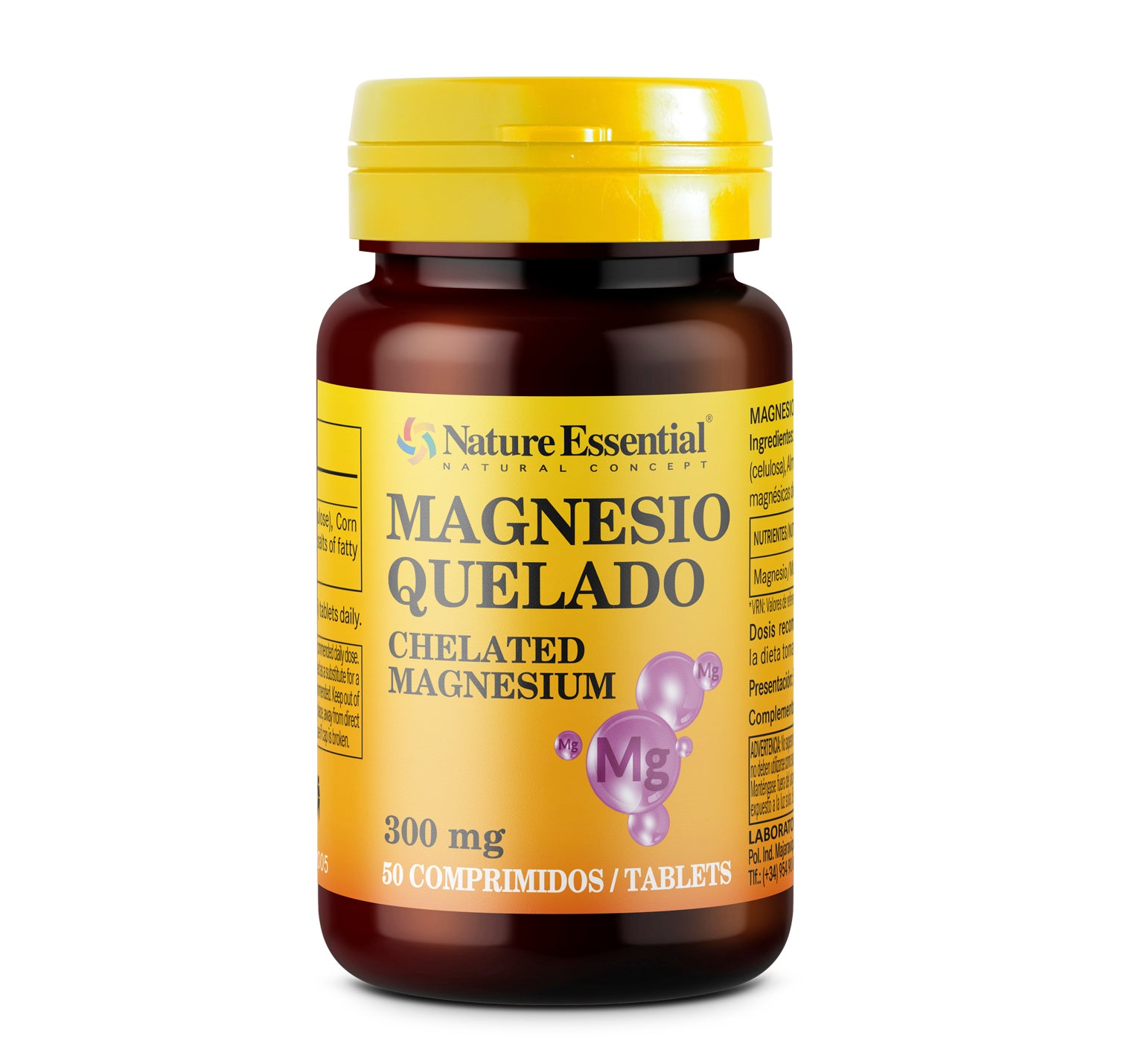 Magnesio 300 mg. (Quelado) 50 comprimidos