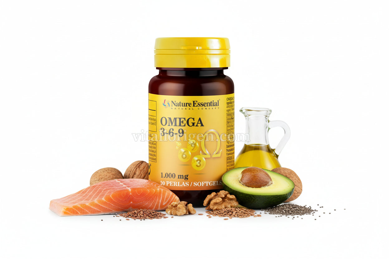 Omega 3-6-9 1000 mg. 30 perlas