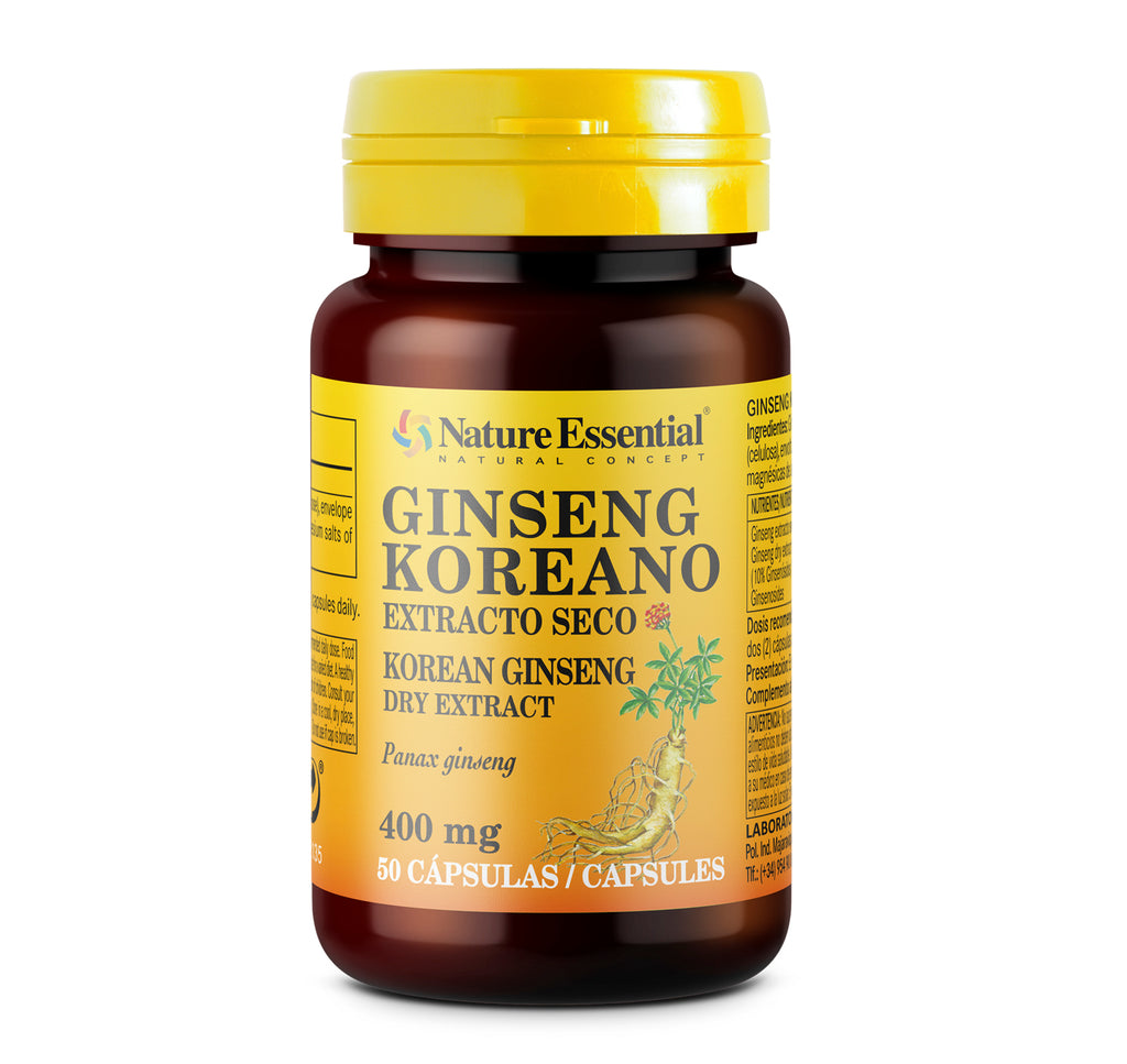Ginseng koreano 400 mg. 50 capsulas