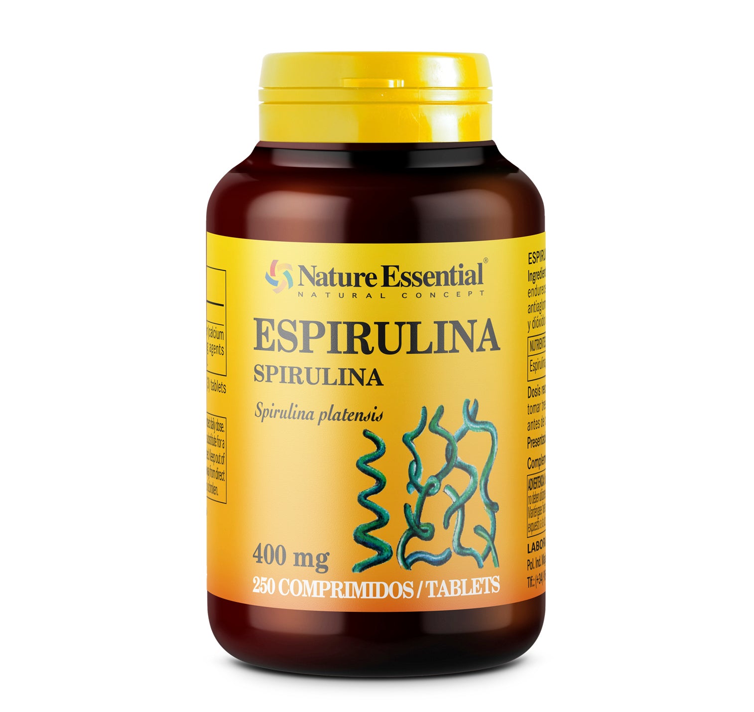 Espirulina 400 mg. 250 comprimidos