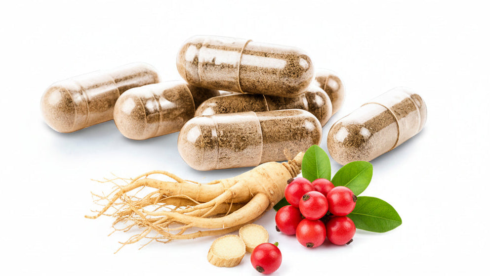 Ginseng y Guaraná 400mg - Energía Natural y Concentración | 50 Cápsulas