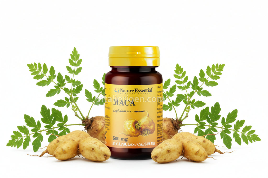 Maca 500 mg. 50 cápsulas