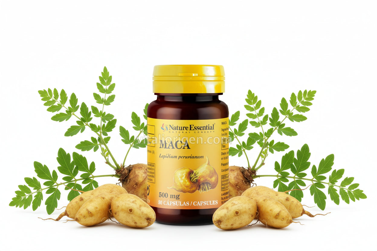 Maca 500 mg. 50 cápsulas