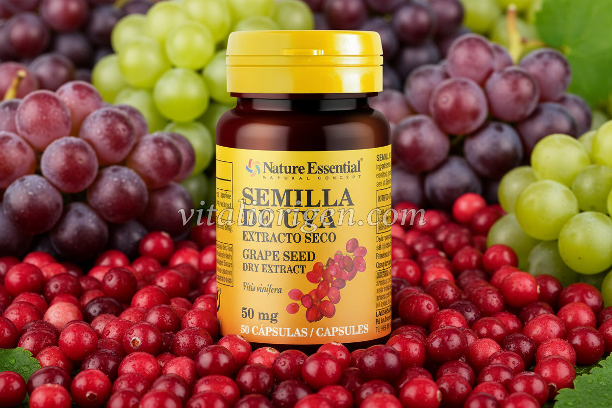 Semilla de uva 50 mg. 50 cápsulas