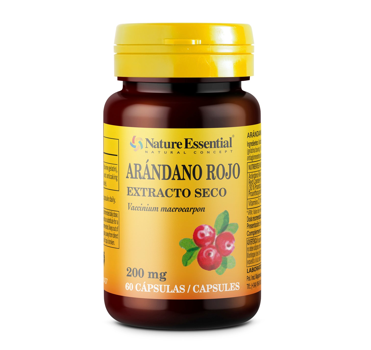 Arandano rojo 5000 mg. 60 cápsulas