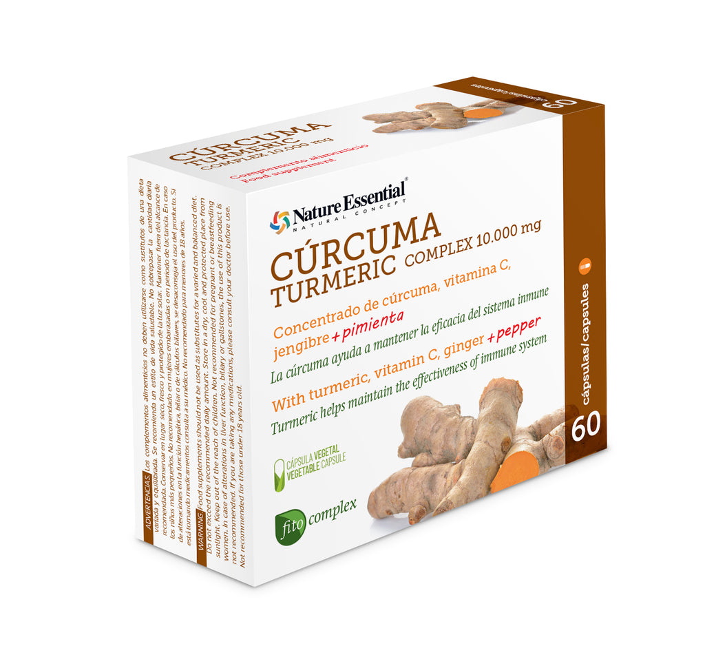 Cúrcuma (complex) 10.000 mg. 60 cápsulas vegetales