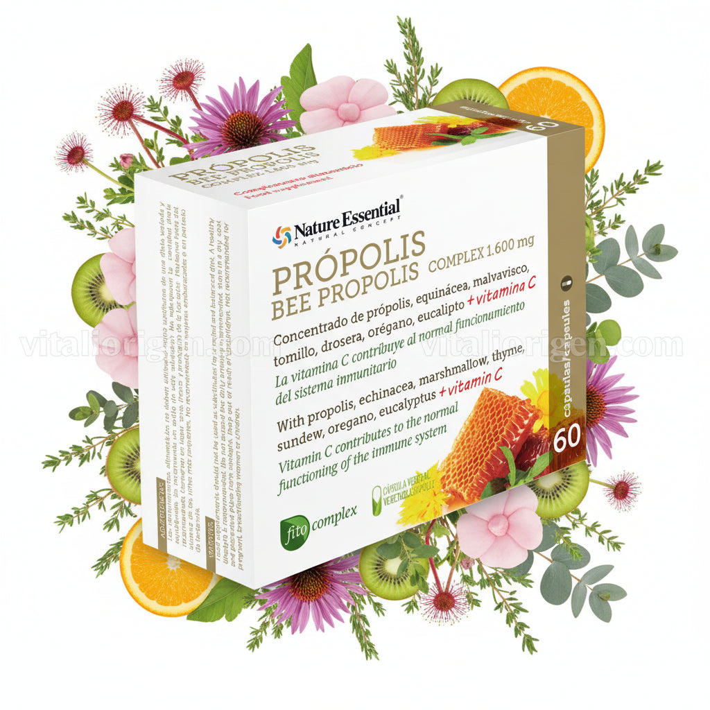 Própolis 1600 mg 60 cápsulas vegetales