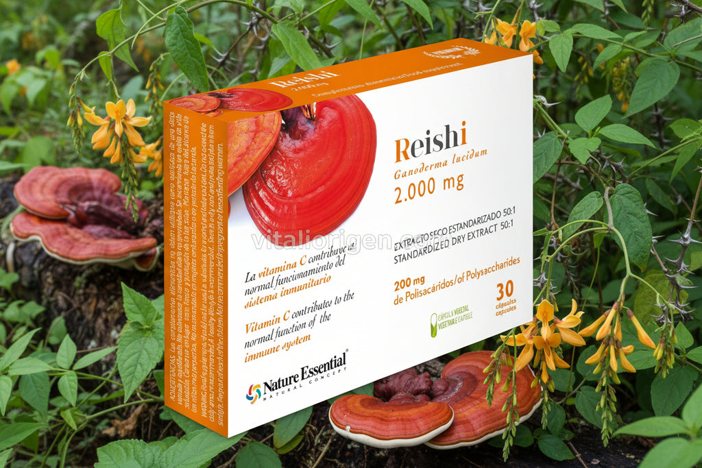 Reishi 2000 mg. (ext. seco) 30 cápsulas vegetales