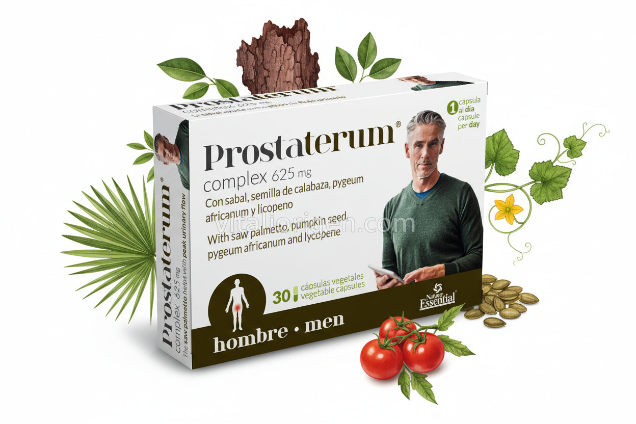 Prostaterum® 625 mg. 30 cápsulas vegetales