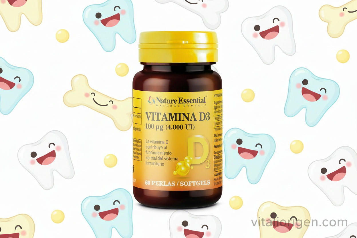 Vitamina D3 100 mcg. (4000 U.I) 60 perlas