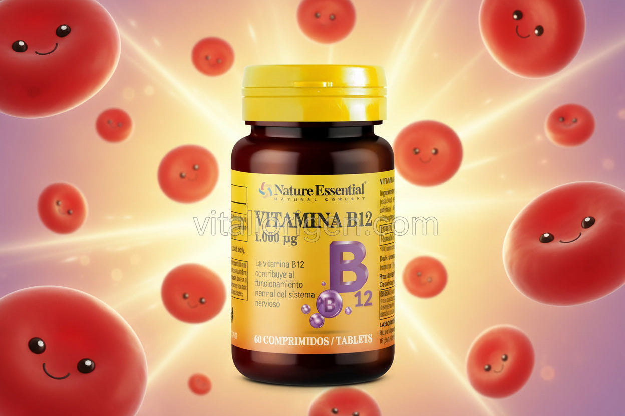 Vitamina B-12 1000 mcg. 60 comprimidos