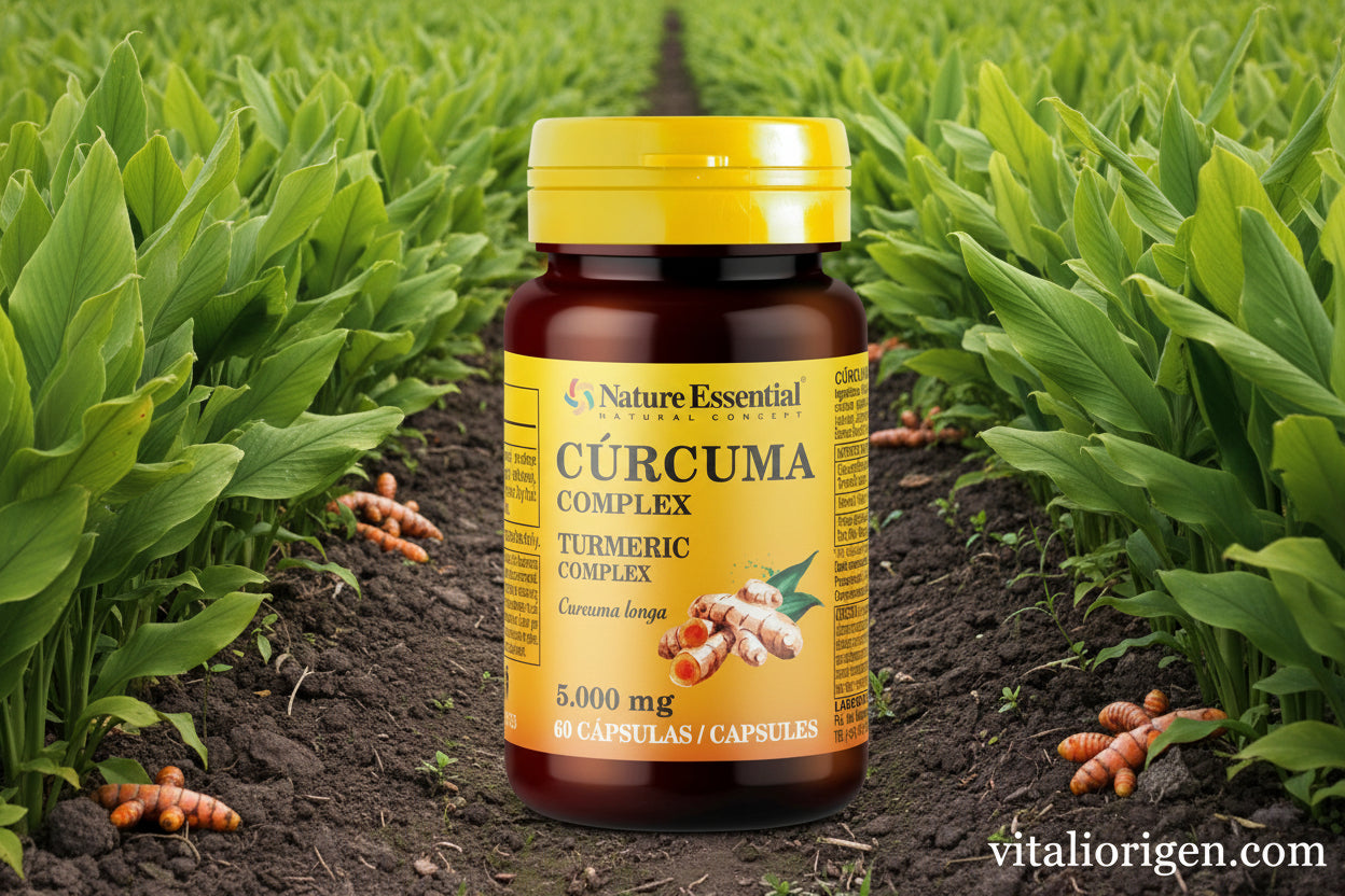 Cúrcuma 5000 mg. (95% curcumina) 60 cápsulas