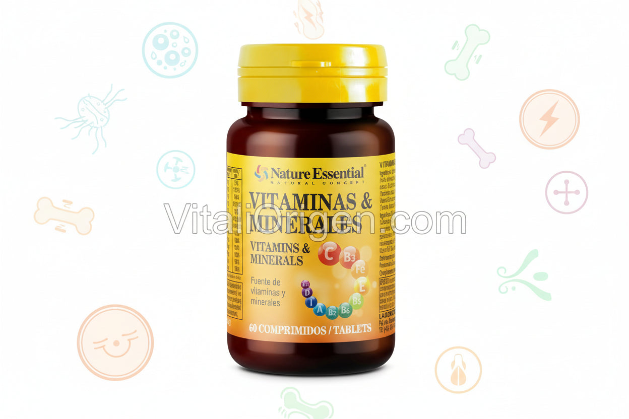 Vitaminas & minerales 60 comprimidos