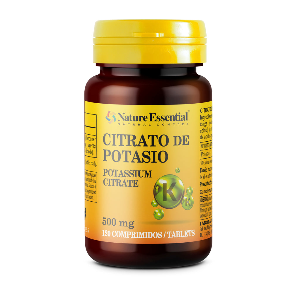Citrato de potasio 500 mg. 120 comprimidos