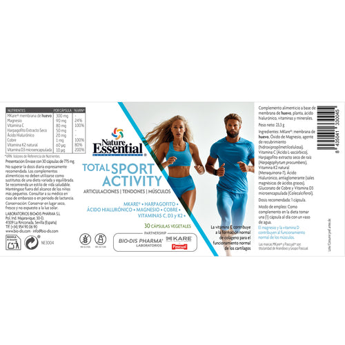 (MKare®) Total sport activity 30 capsulas
