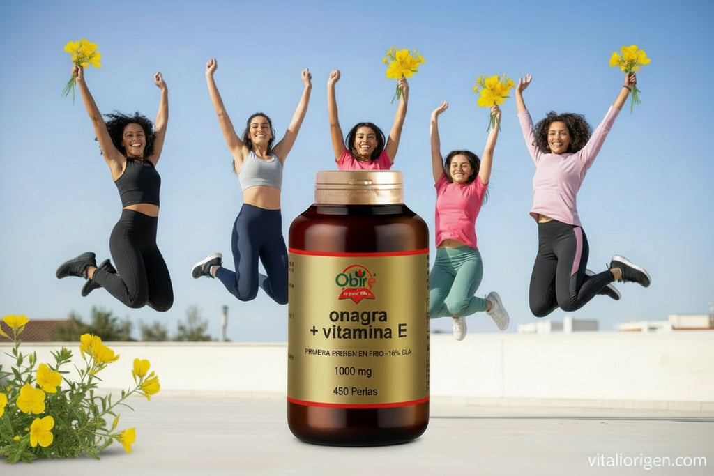 Aceite de onagra 500 mg. 450 perlas