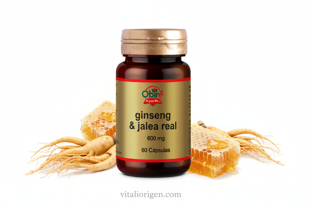 Ginseng & jalea real 600 mg. 60 cápsulas