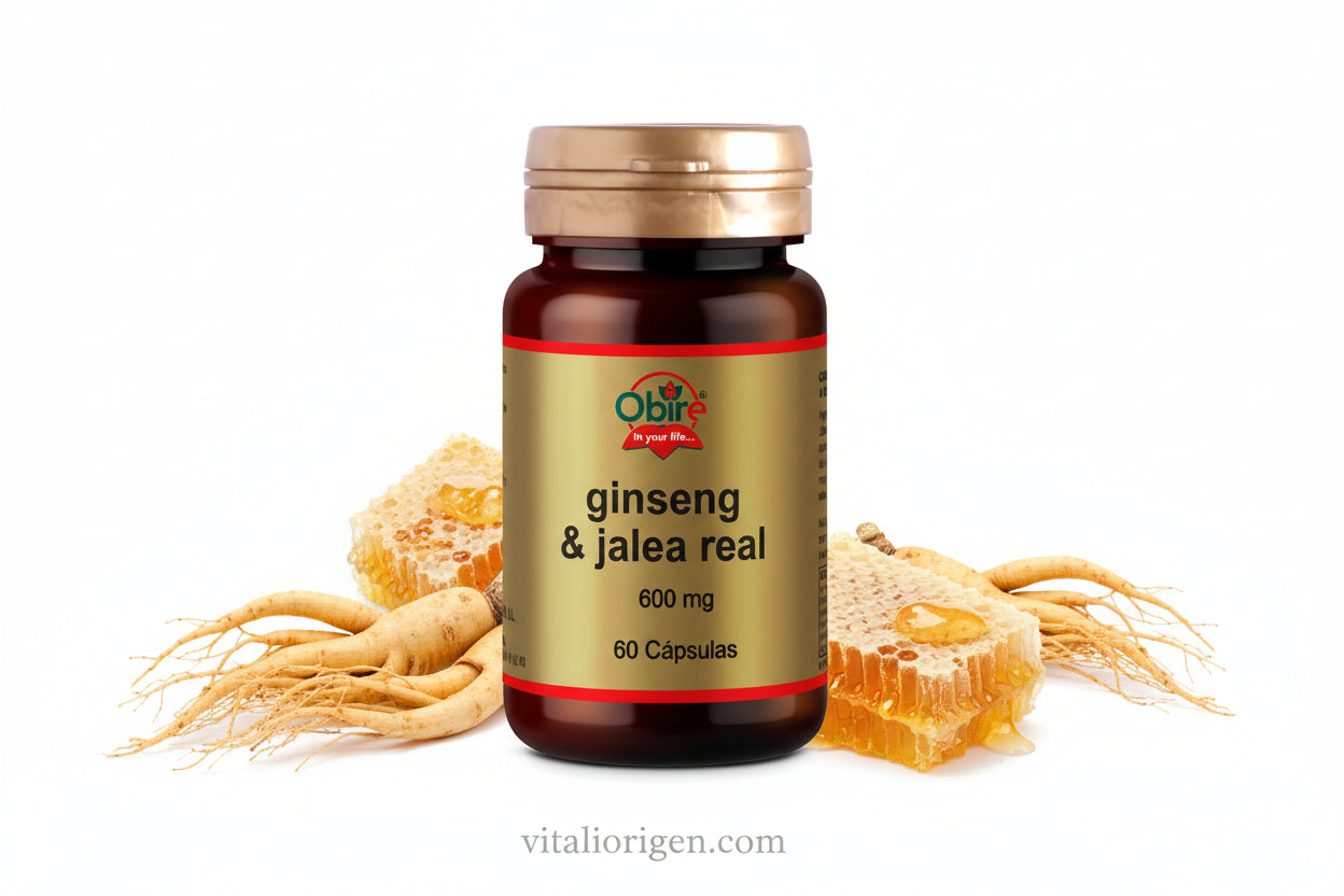 Ginseng & jalea real 600 mg. 60 cápsulas