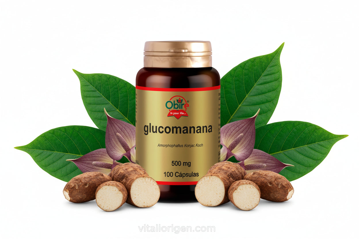 Glucomanana 500 mg. 100 capsulas