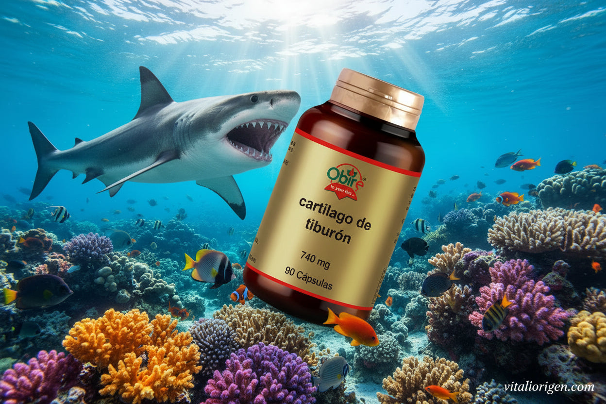 Cartílago de tiburón 740 mg. 90 cápsulas