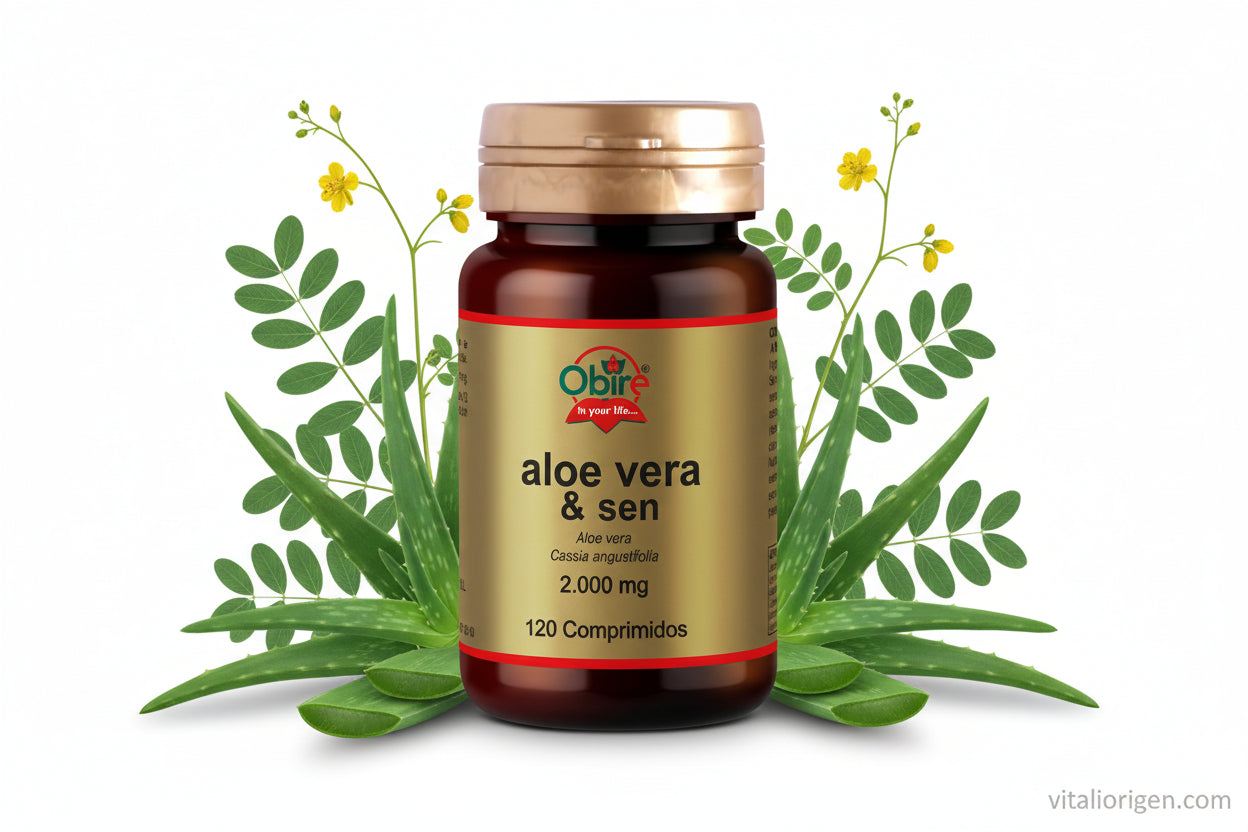 Aloe vera 2000 mg con sen. 120 comprimidos
