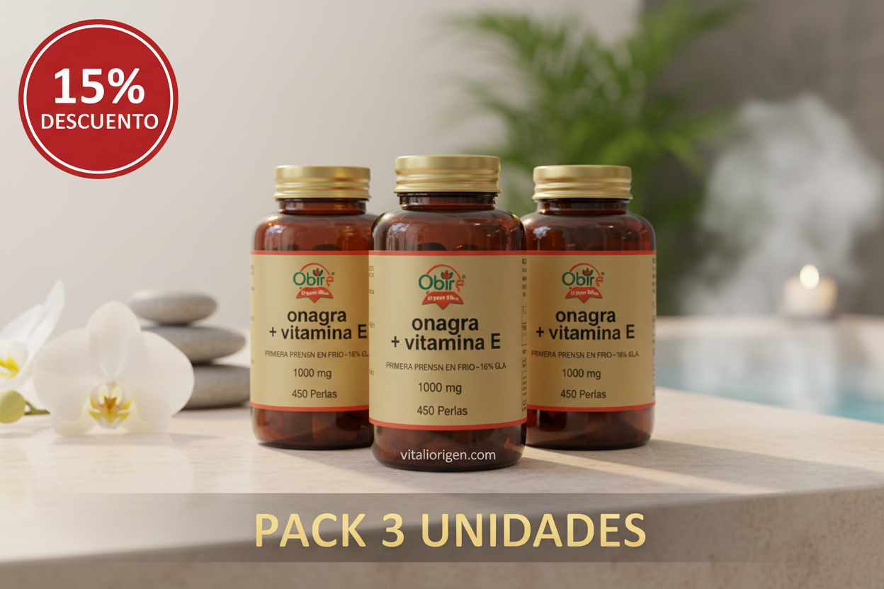 Pack 3 Aceite de onagra 15% descuento