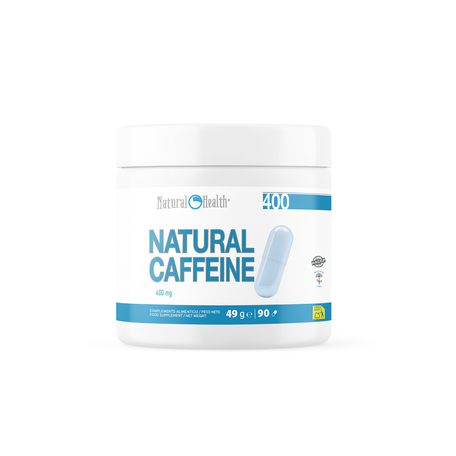 Natural Caffeine | Cafeína Natural | 90 Cápsulas