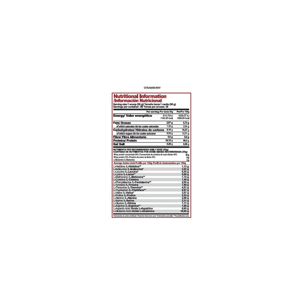 Whey Boost | Proteína de Calidad | 1.8kg-27,22€/kg