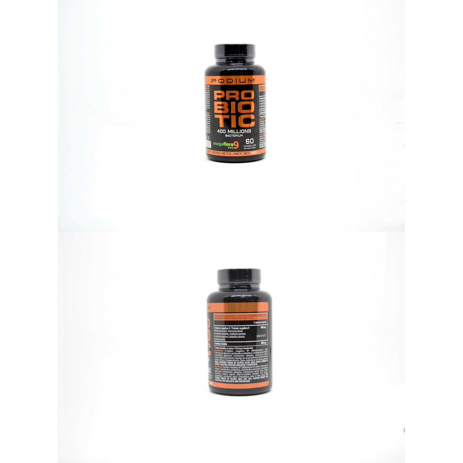 Probióticos Megaflora9 | 60 cápsulas | Probiotic Podium