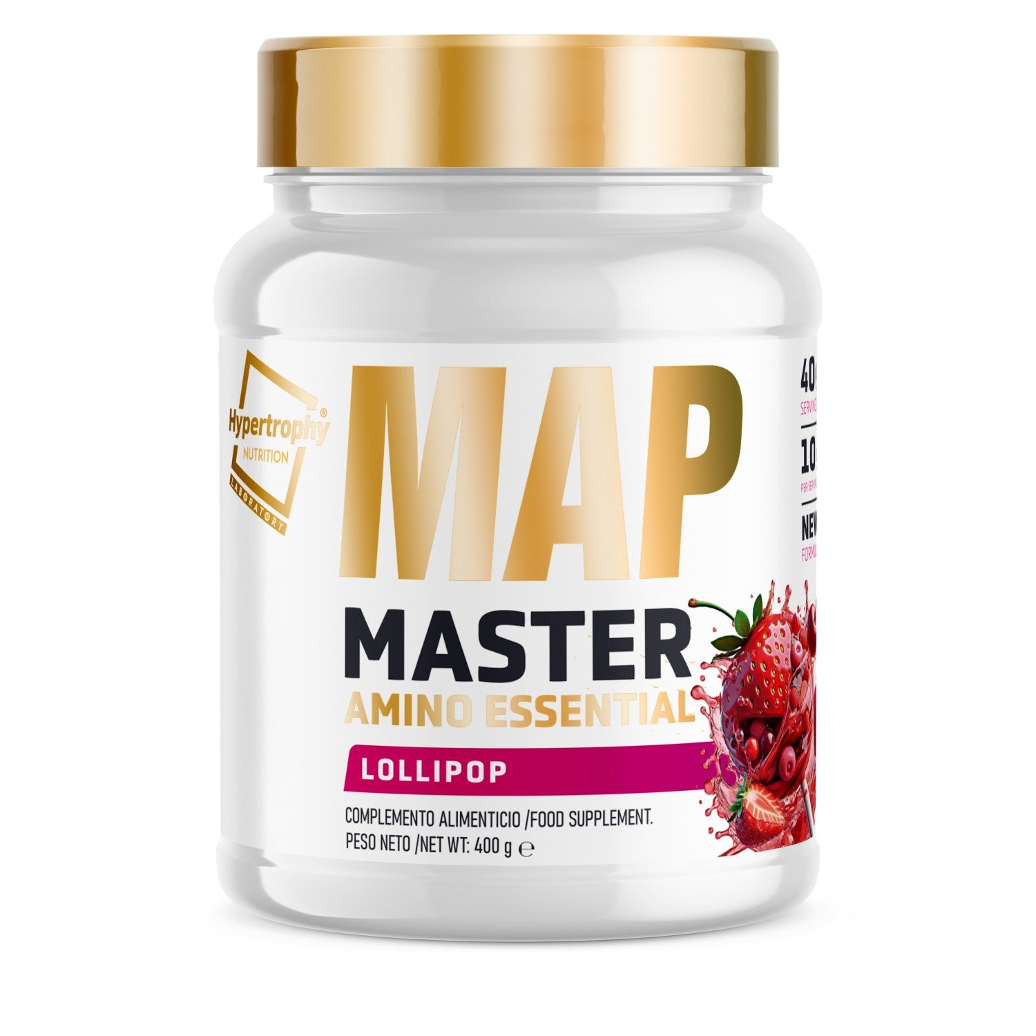 MASTER MAP 400GR | AMINOÁCIDOS ESENCIALES + VITAMINA B6 | 5+1 GRATIS